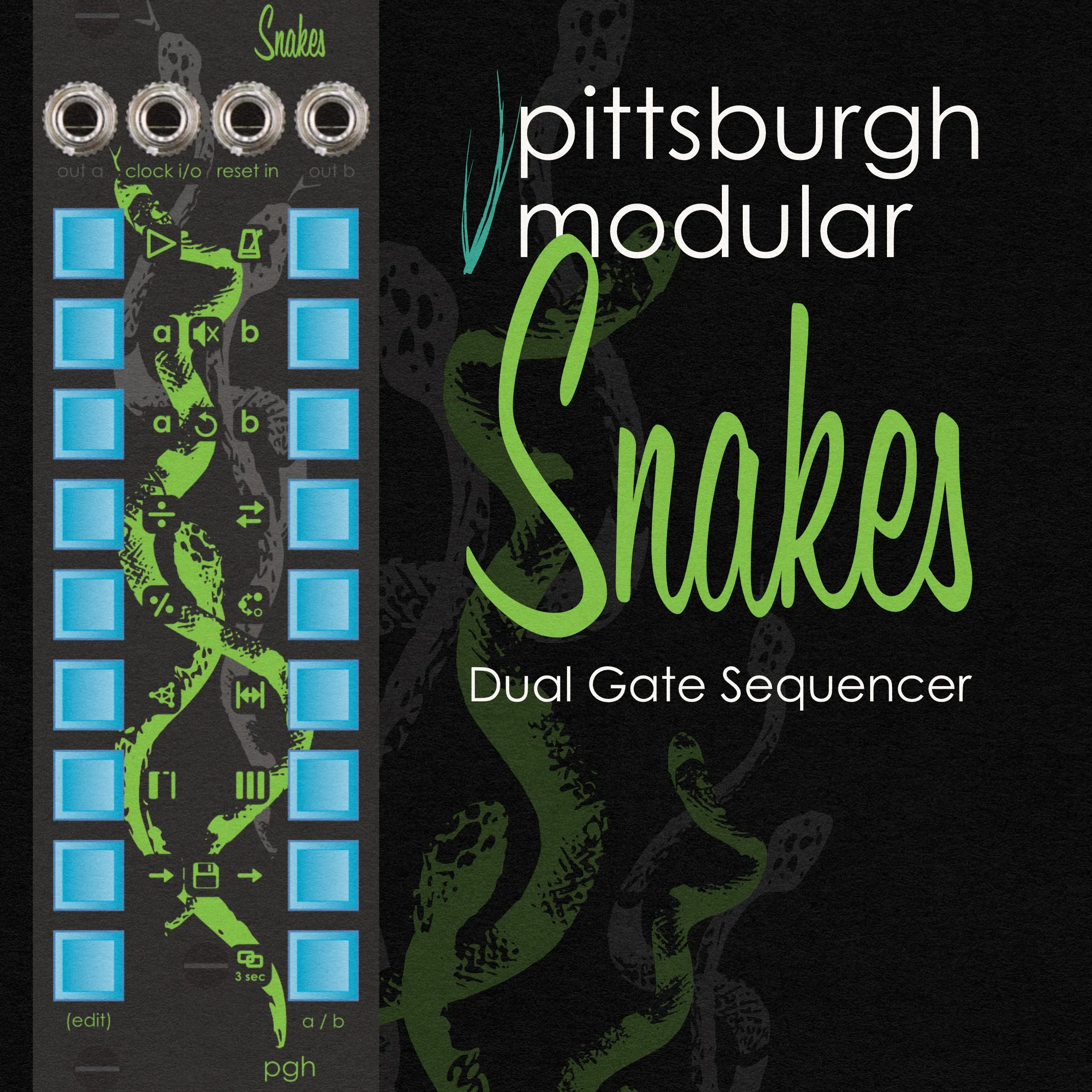 Introducing Snakes Dual Gate Sequencer — Pittsburgh Modular